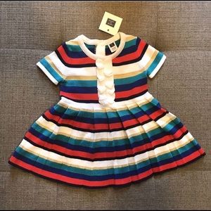 NWT 6-12M Janie and Jack Pleated Sweater Dress